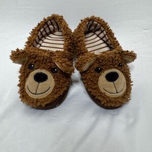 Wonder Nation  Bear slippers size 7/8 kids